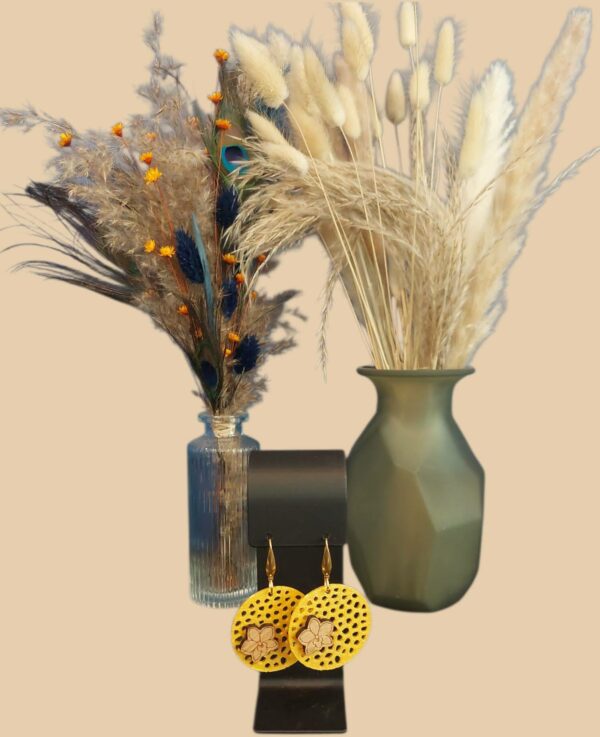 leomile pla Boucle Orchidée doré