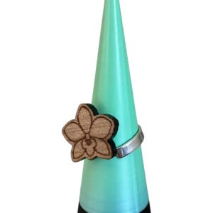 Bague Orchidée Argent