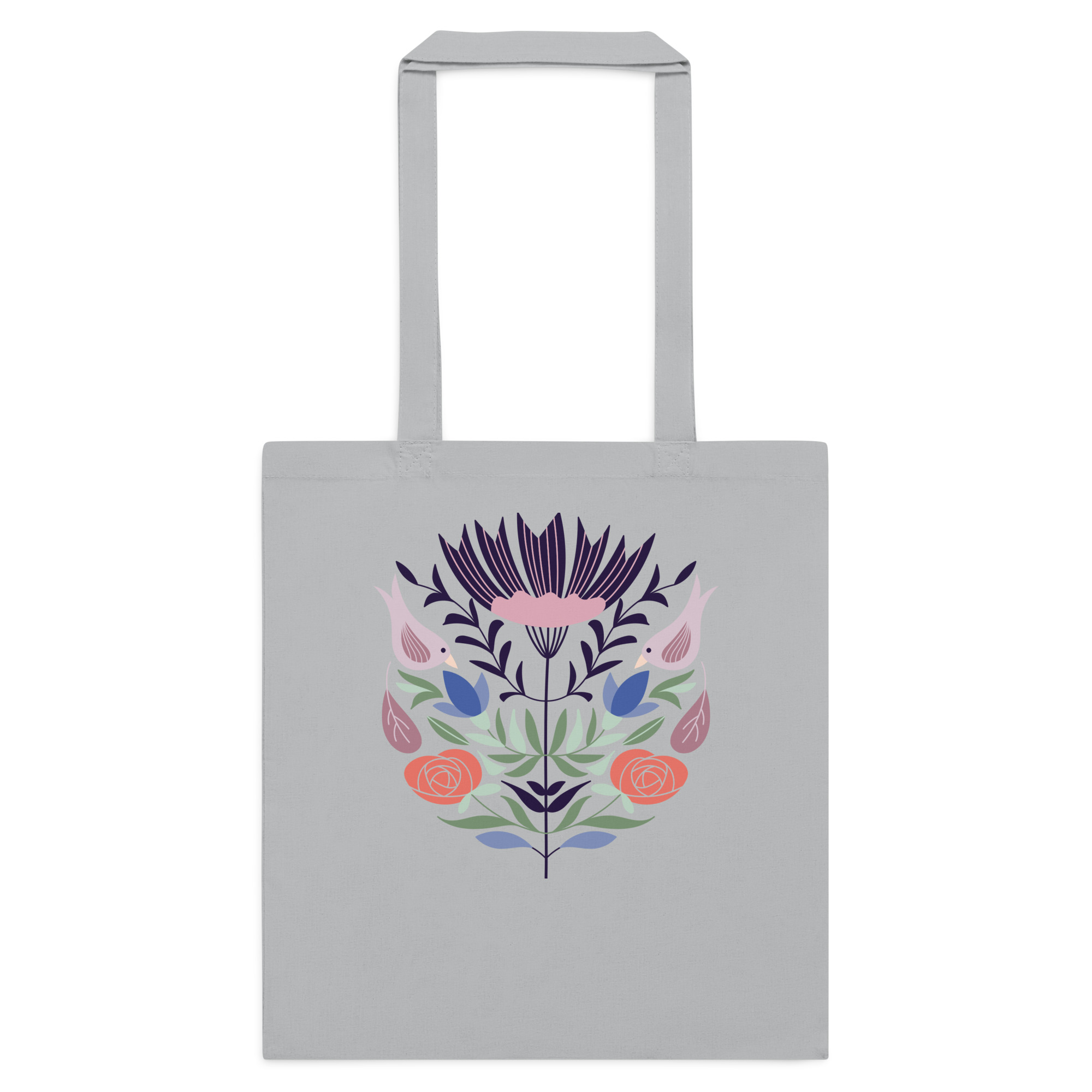 Tote bag en coton coloré