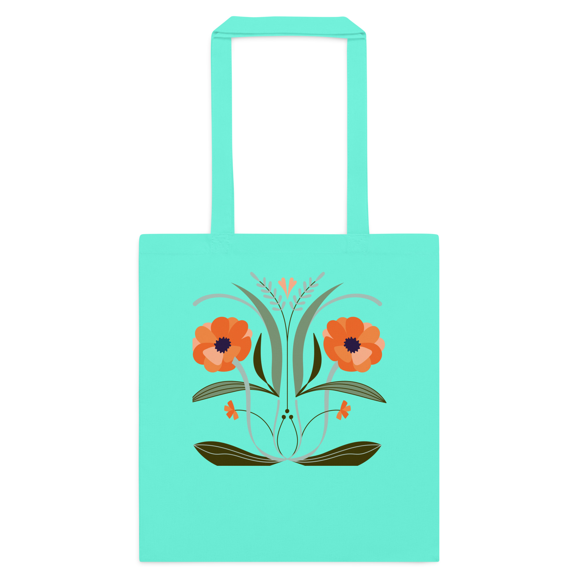 Tote bag en coton coloré